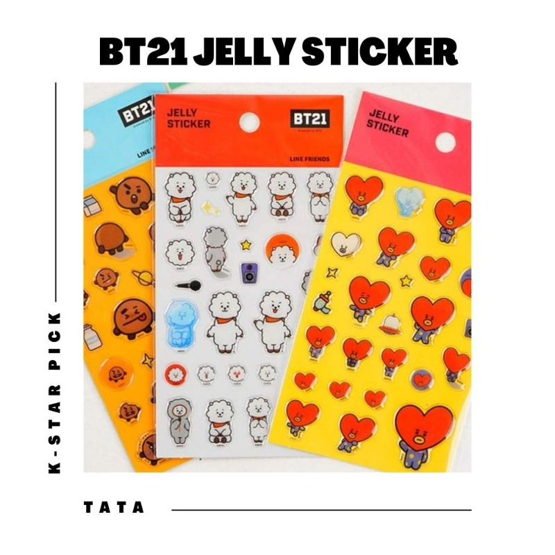 BT21 Jelly Sticker